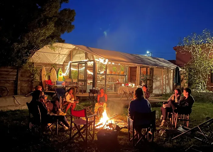 Surf Camp Деревянный коттедж *